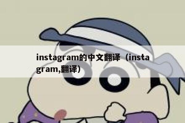 instagram的中文翻译（instagram,翻译） 第1张