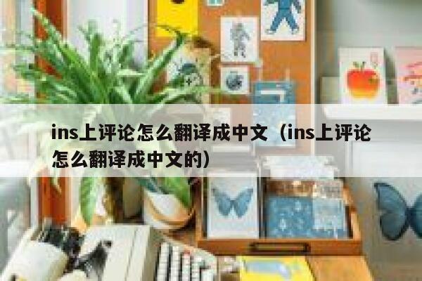 ins上评论怎么翻译成中文（ins上评论怎么翻译成中文的） 第1张