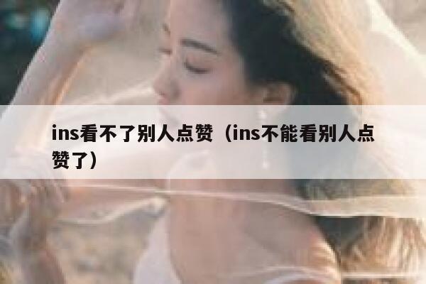 ins看不了别人点赞(ins不能看别人点赞了) 第1张 ins看不了别人点赞(ins不能看别人点赞了) 第1张