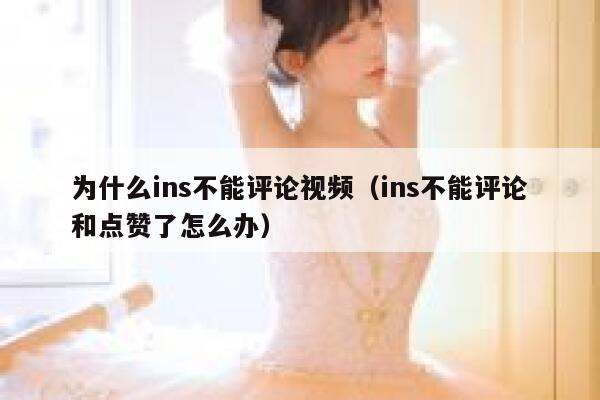 为什么ins不能评论视频（ins不能评论和点赞了怎么办） 第1张