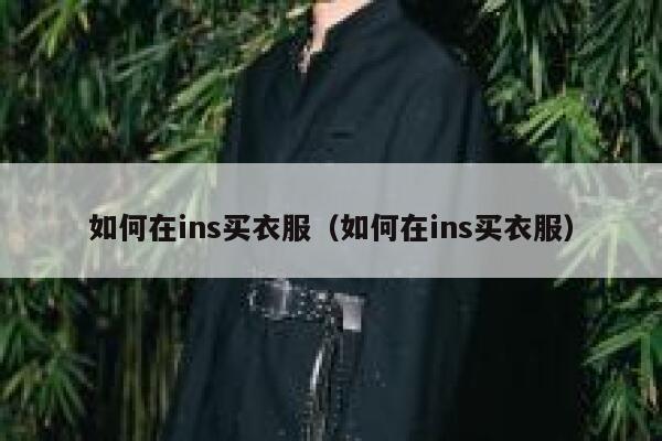 如何在ins买衣服（如何在ins买衣服） 第1张