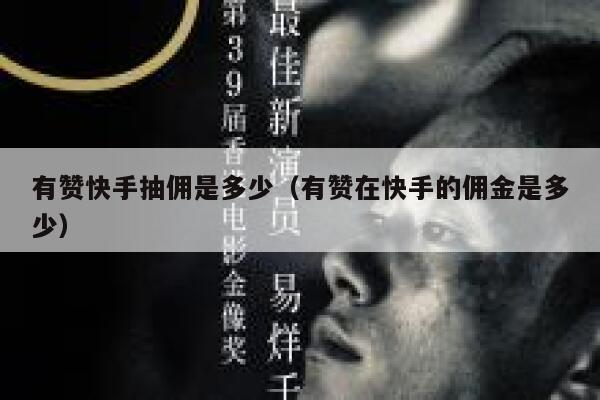 有赞快手抽佣是多少（有赞在快手的佣金是多少） 第1张