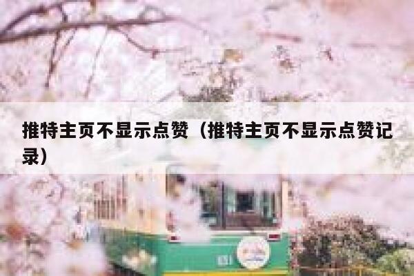 推特主页不显示点赞（推特主页不显示点赞记录） 第1张