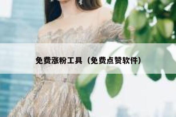 免费涨粉工具(免费点赞软件) 第1张 免费涨粉工具(免费点赞软件) 第1张