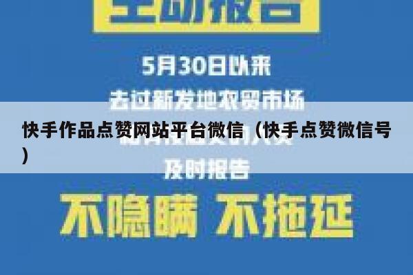 快手作品点赞网站平台微信（快手点赞微信号） 第1张