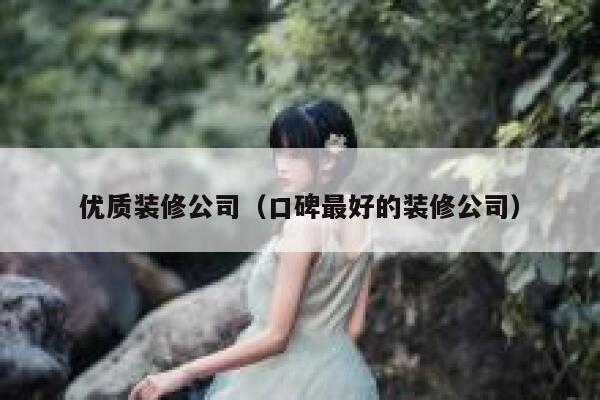 优质装修公司(口碑最好的装修公司) 第1张 优质装修公司(口碑最好的装修公司) 第1张