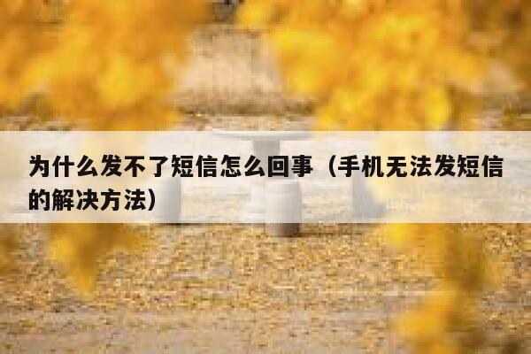 为什么发不了短信怎么回事（手机无法发短信的解决方法） 第1张