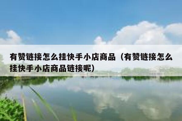 有赞链接怎么挂快手小店商品（有赞链接怎么挂快手小店商品链接呢） 第1张