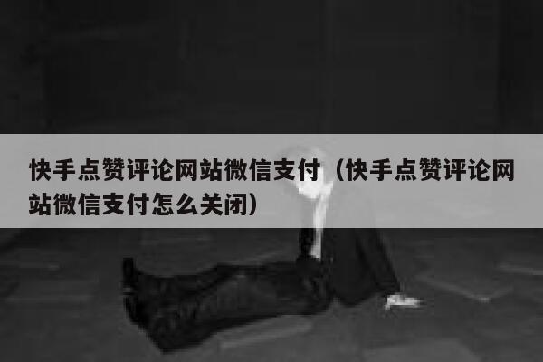 快手点赞评论网站微信支付（快手点赞评论网站微信支付怎么关闭） 第1张
