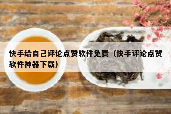 快手给自己评论点赞软件免费（快手评论点赞软件神器下载） 第1张