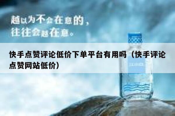 快手点赞评论低价下单平台有用吗（快手评论点赞网站低价） 第1张