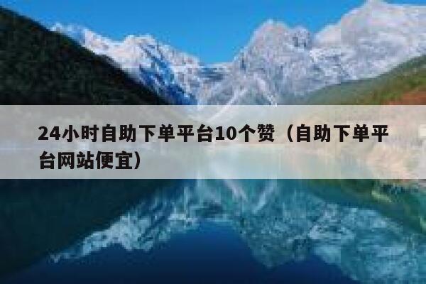 24小时自助下单平台10个赞(自助下单平台网站便宜) 第1张 24小时自助下单平台10个赞(自助下单平台网站便宜) 第1张