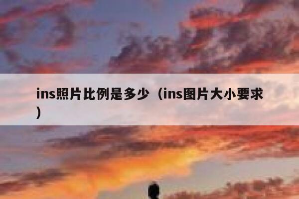 ins照片比例是多少(ins图片大小要求) 第1张 ins照片比例是多少(ins图片大小要求) 第1张