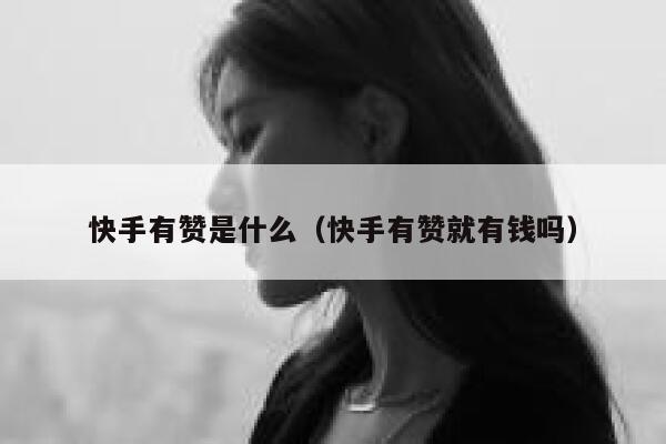 快手有赞是什么（快手有赞就有钱吗） 第1张