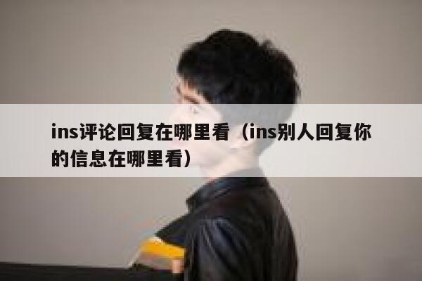 ins评论回复在哪里看（ins别人回复你的信息在哪里看） 第1张