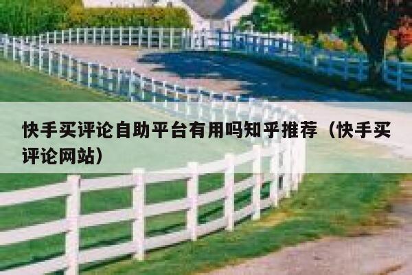 快手买评论自助平台有用吗知乎推荐（快手买评论网站） 第1张