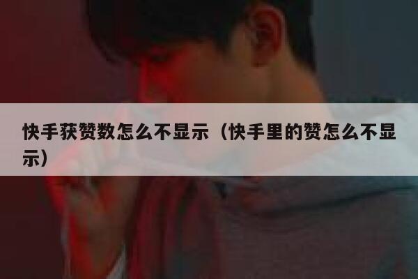 快手获赞数怎么不显示（快手里的赞怎么不显示） 第1张