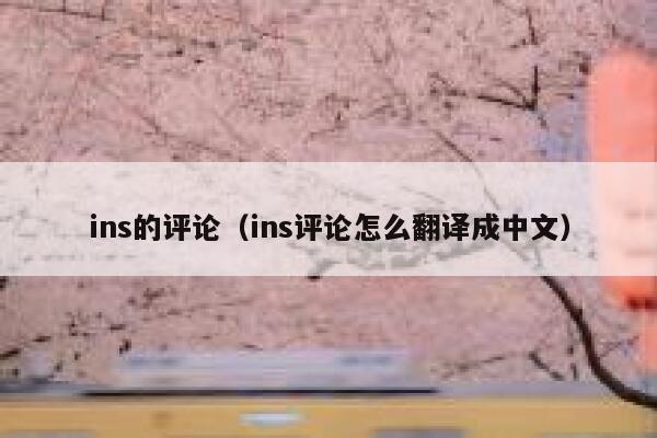 ins的评论(ins评论怎么翻译成中文) 第1张 ins的评论(ins评论怎么翻译成中文) 第1张