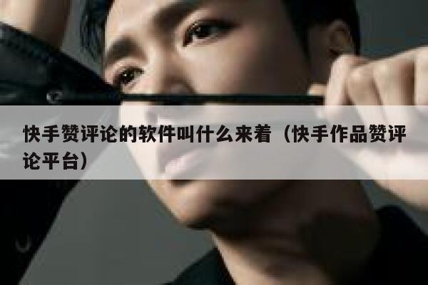 快手赞评论的软件叫什么来着（快手作品赞评论平台） 第1张
