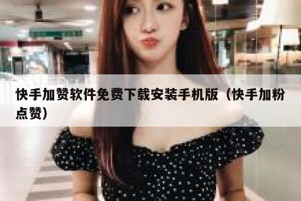 快手加赞软件免费下载安装手机版（快手加粉点赞） 第1张