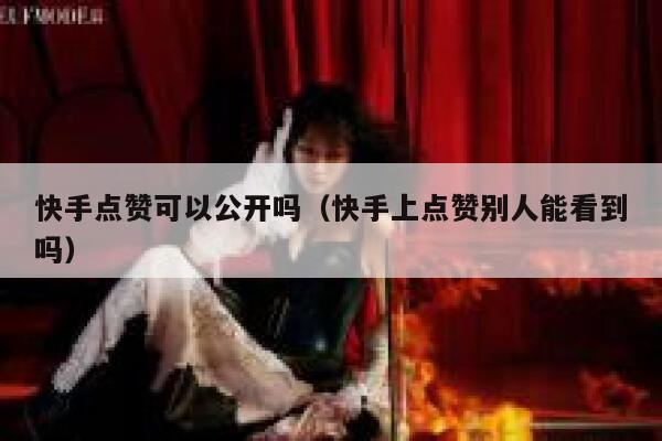快手点赞可以公开吗（快手上点赞别人能看到吗） 第1张