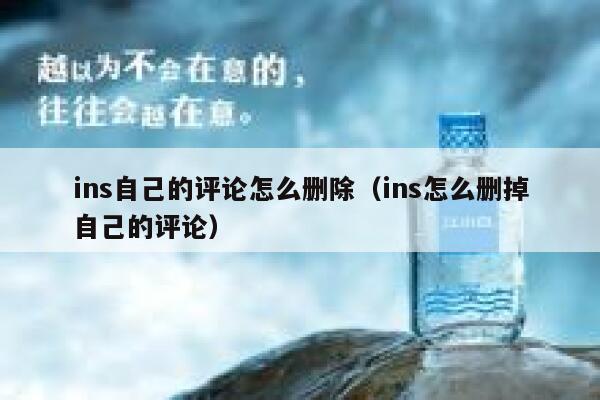 ins自己的评论怎么删除(ins怎么删掉自己的评论) 第1张 ins自己的评论怎么删除(ins怎么删掉自己的评论) 第1张
