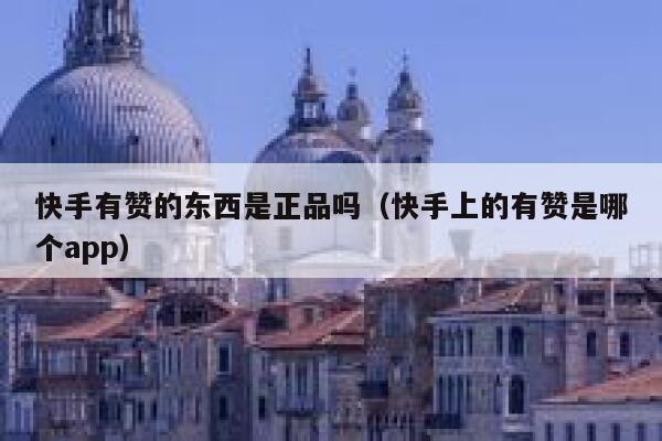 快手有赞的东西是正品吗（快手上的有赞是哪个app） 第1张