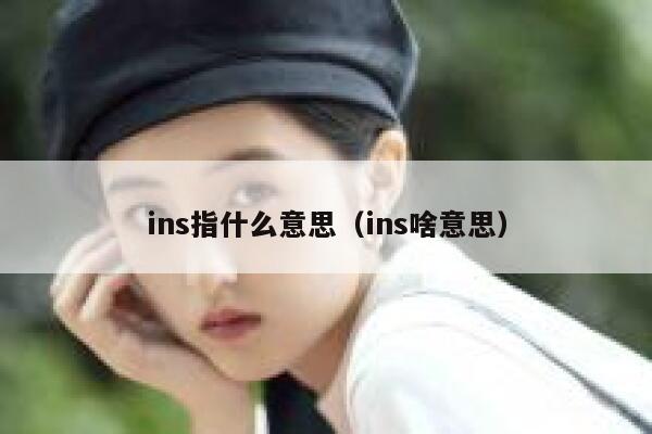 ins指什么意思（ins啥意思） 第1张