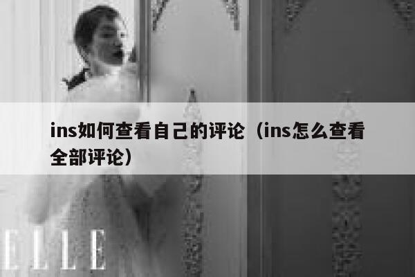 ins如何查看自己的评论(ins怎么查看全部评论) 第1张 ins如何查看自己的评论(ins怎么查看全部评论) 第1张