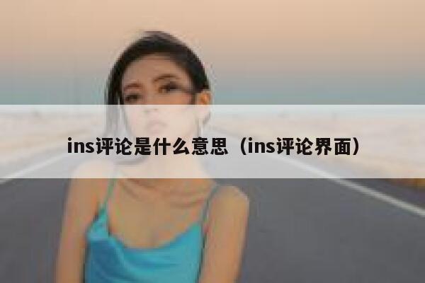 ins评论是什么意思（ins评论界面） 第1张