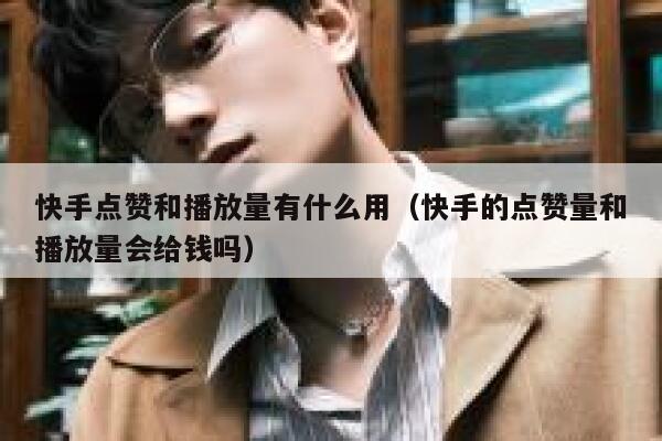 快手点赞和播放量有什么用（快手的点赞量和播放量会给钱吗） 第1张