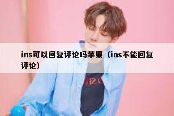 ins可以回复评论吗苹果（ins不能回复评论） 第1张
