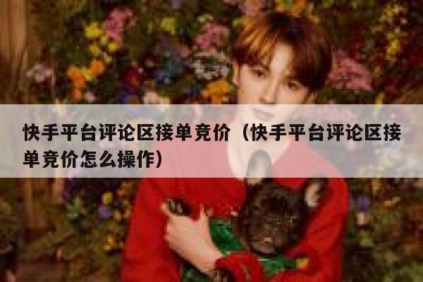 快手平台评论区接单竞价（快手平台评论区接单竞价怎么操作） 第1张