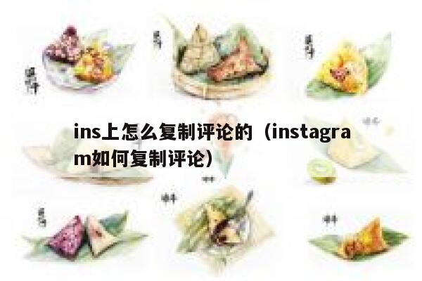 ins上怎么复制评论的（instagram如何复制评论） 第1张
