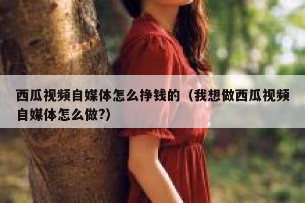 西瓜视频自媒体怎么挣钱的（我想做西瓜视频自媒体怎么做?） 第1张