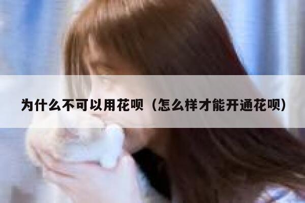 为什么不可以用花呗（怎么样才能开通花呗） 第1张
