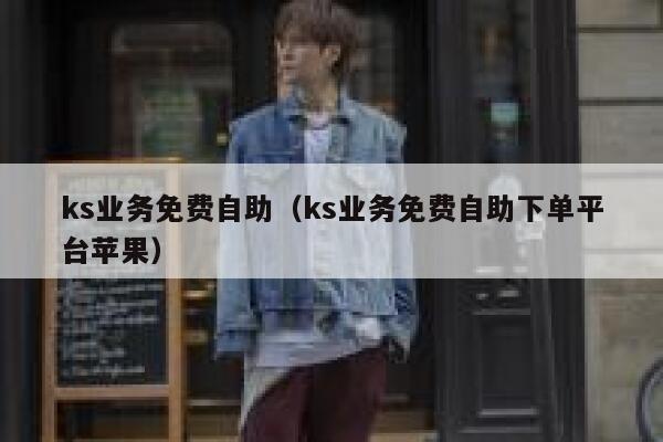 ks业务免费自助（ks业务免费自助下单平台苹果） 第1张