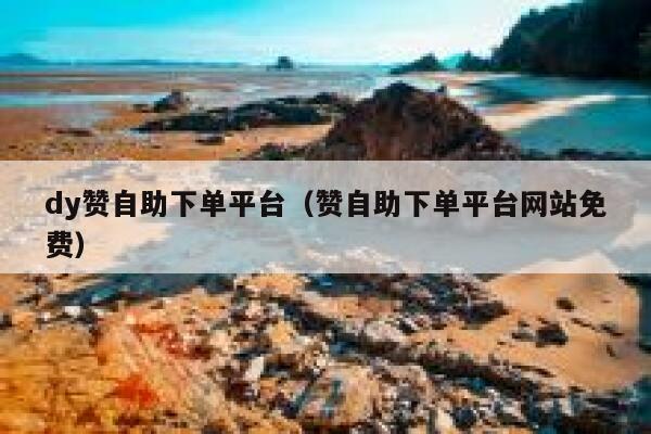 dy赞自助下单平台（赞自助下单平台网站免费） 第1张