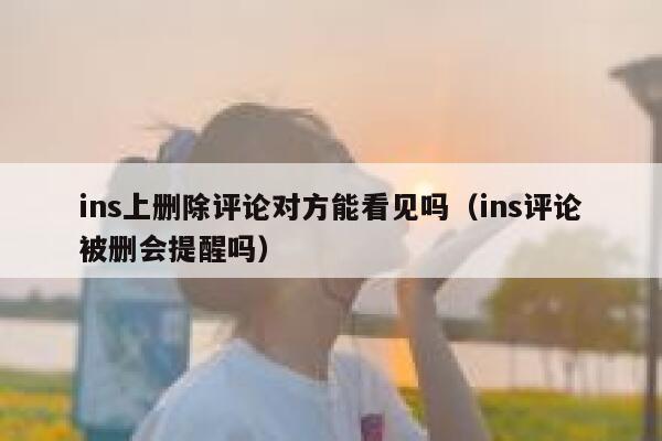 ins上删除评论对方能看见吗（ins评论被删会提醒吗） 第1张
