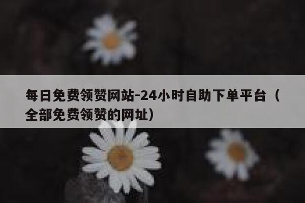 每日免费领赞网站-24小时自助下单平台（全部免费领赞的网址） 第1张