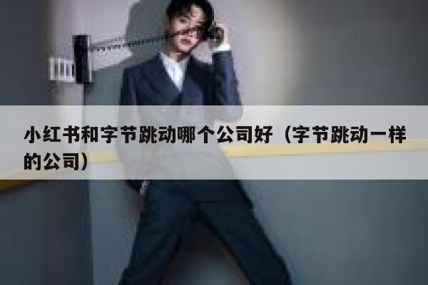小红书和字节跳动哪个公司好（字节跳动一样的公司） 第1张