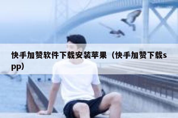 快手加赞软件下载安装苹果(快手加赞下载spp) 第1张 快手加赞软件下载安装苹果(快手加赞下载spp) 第1张
