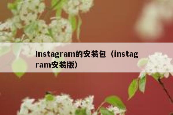 Instagram的安装包（instagram安装版） 第1张