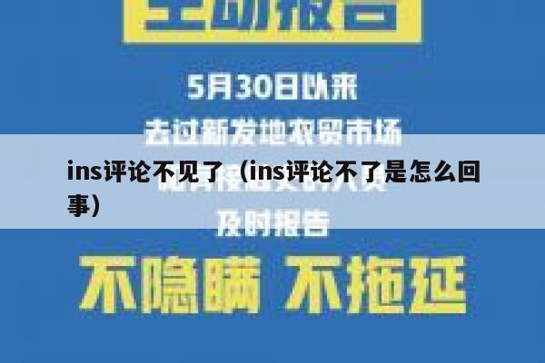 ins评论不见了（ins评论不了是怎么回事） 第1张