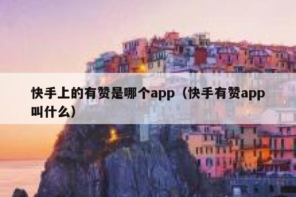 快手上的有赞是哪个app(快手有赞app叫什么) 第1张 快手上的有赞是哪个app(快手有赞app叫什么) 第1张