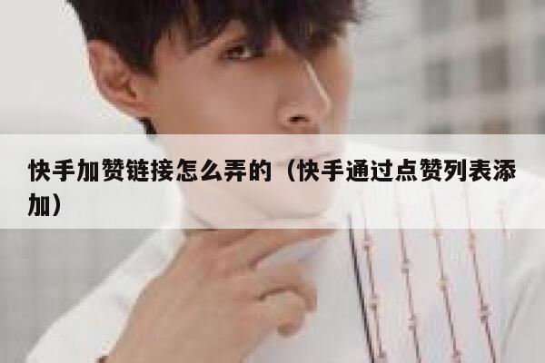 快手加赞链接怎么弄的(快手通过点赞列表添加) 第1张 快手加赞链接怎么弄的(快手通过点赞列表添加) 第1张