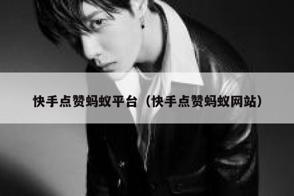 快手点赞蚂蚁平台（快手点赞蚂蚁网站） 第1张