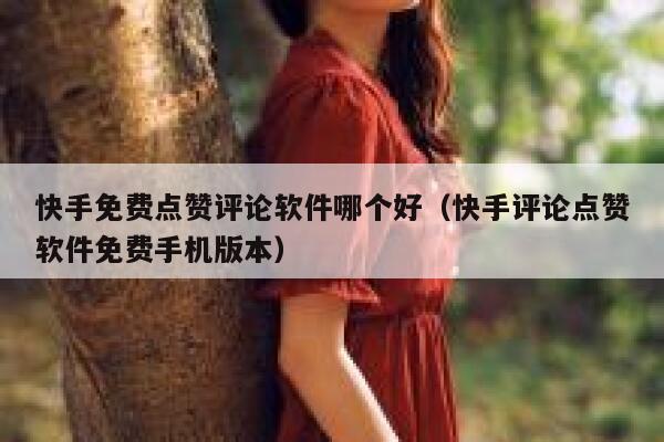 快手免费点赞评论软件哪个好（快手评论点赞软件免费手机版本） 第1张