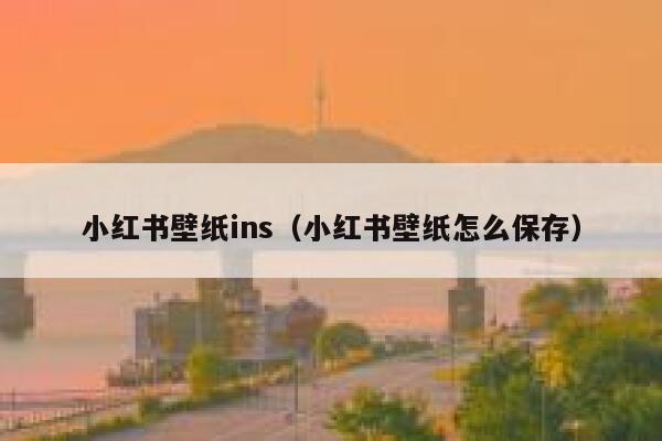 小红书壁纸ins（小红书壁纸怎么保存） 第1张