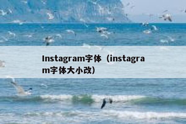 Instagram字体（instagram字体大小改） 第1张